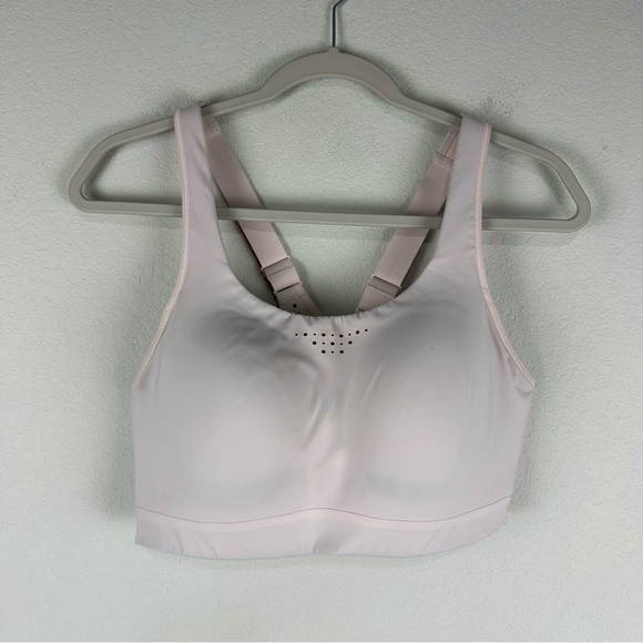 Athleta Light Pink Phenomena Athletic Athleisure High Impact Bra Size 36D - Picture 1 of 6